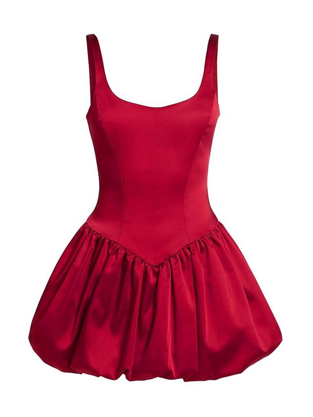 Womens Bettina Bubble-Hem Skort Romper Product Image