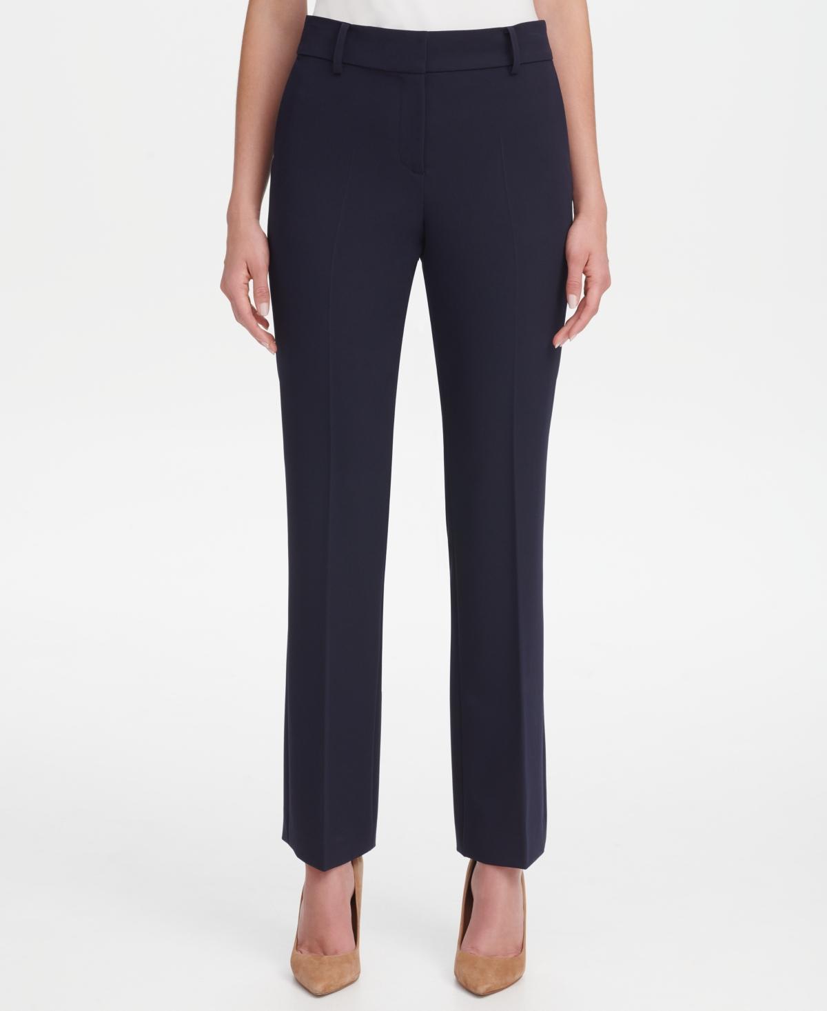 Tommy Hilfiger Womens Flat Front Pants - Midnight Product Image