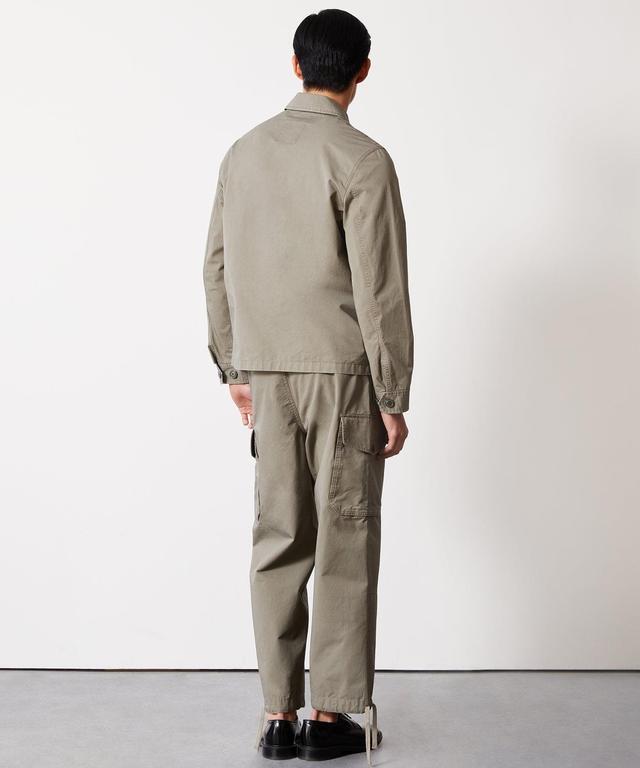 Lightweight Cotton Military Jacket in Faded Surplus Product Image