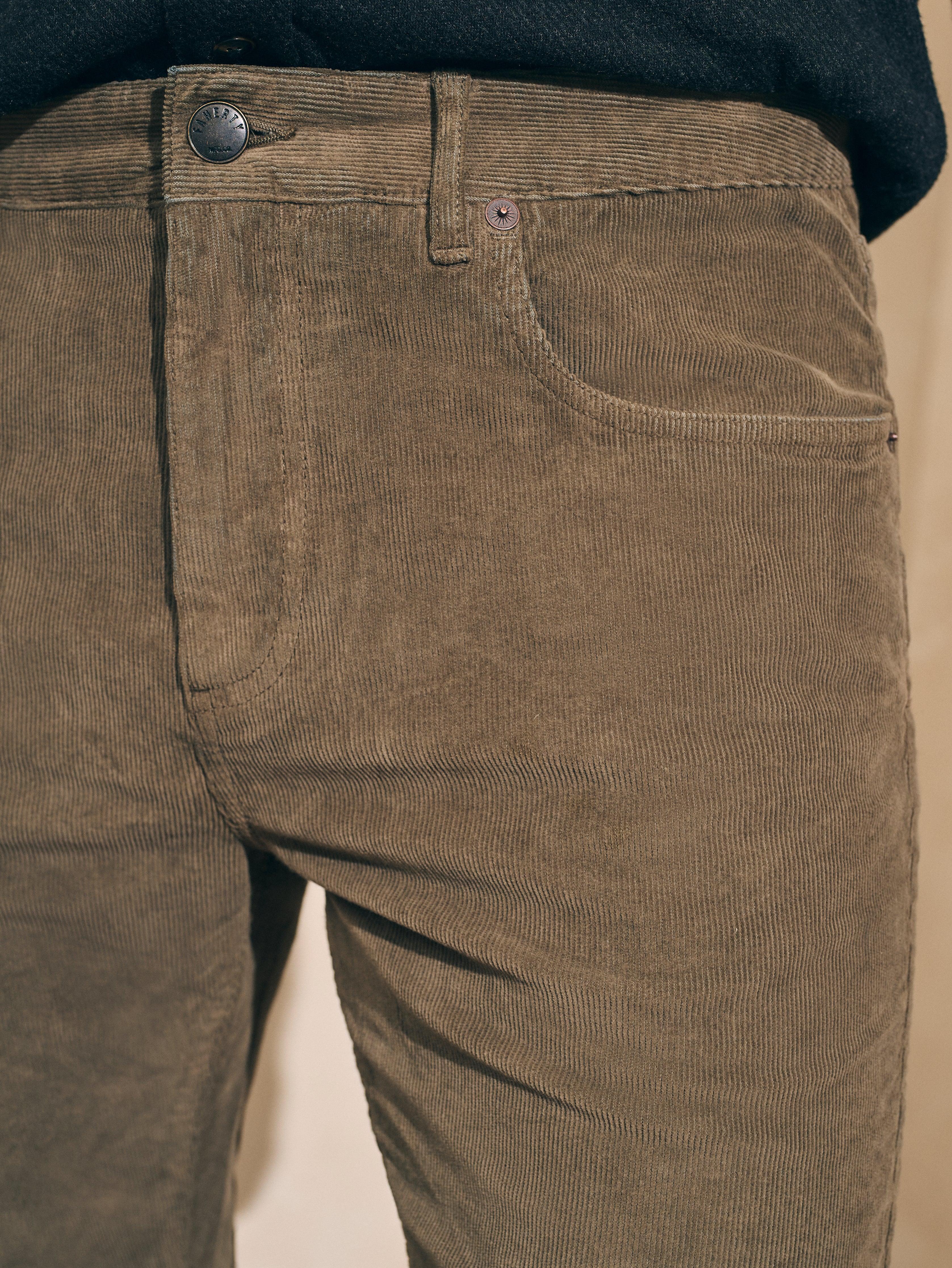 Stretch Corduroy 5-Pocket Pant (30" Inseam) - Surplus Olive Male Product Image