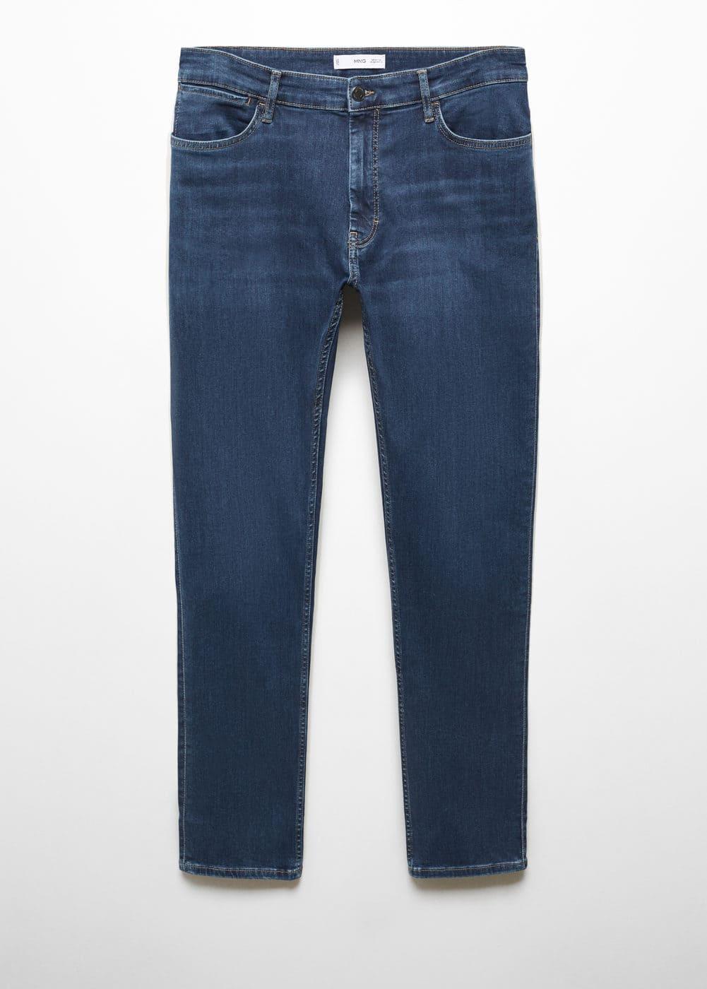 MANGO MAN - Slim fit Ultra Soft Touch Patrick jeans dark blueMen Product Image