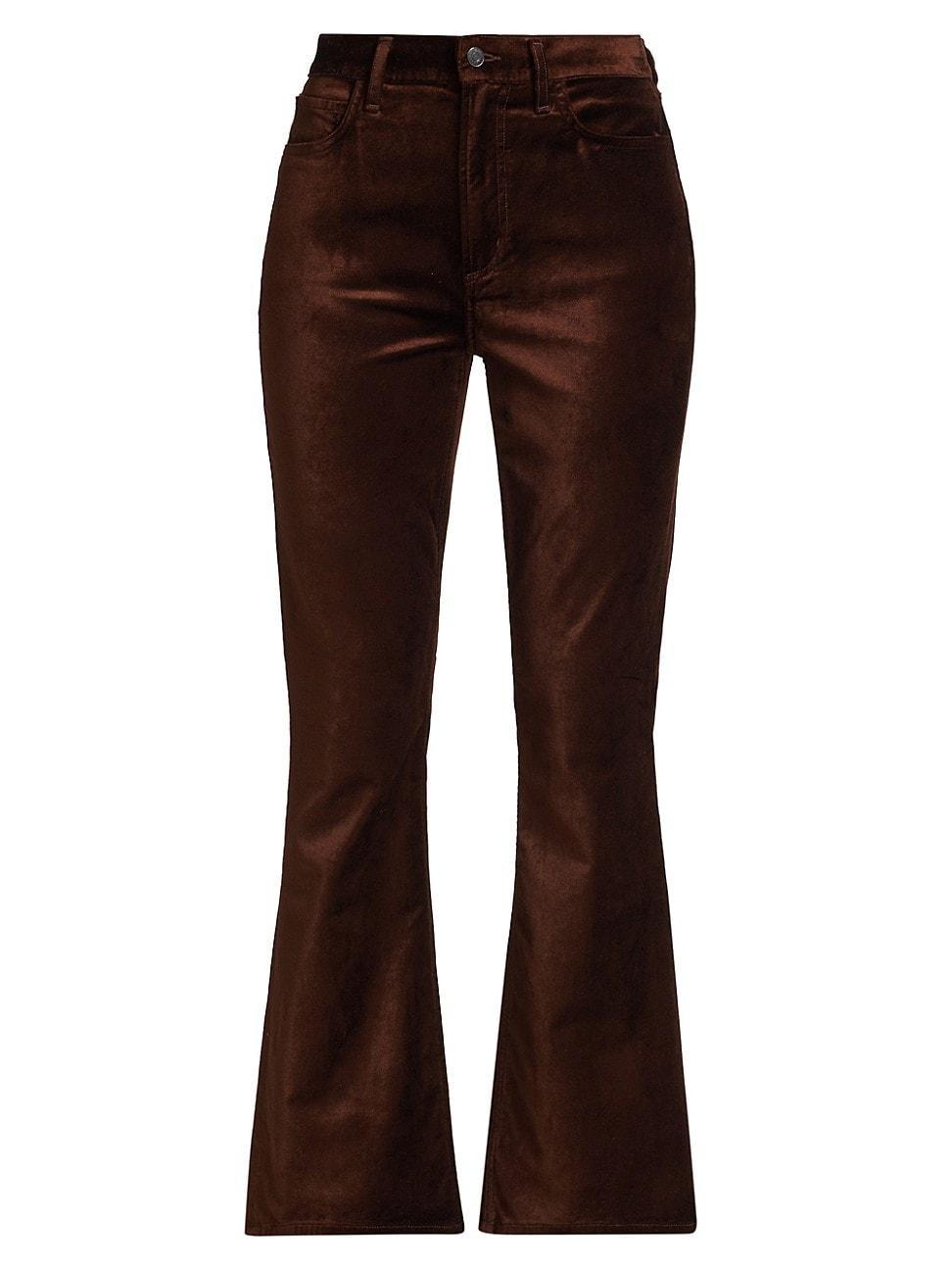 AGOLDE Nico High Waist Bootcut Velvet Pants Product Image