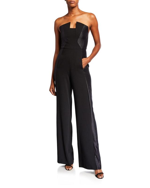 Black Halo Lena Strapless Jumpsuit Product Image