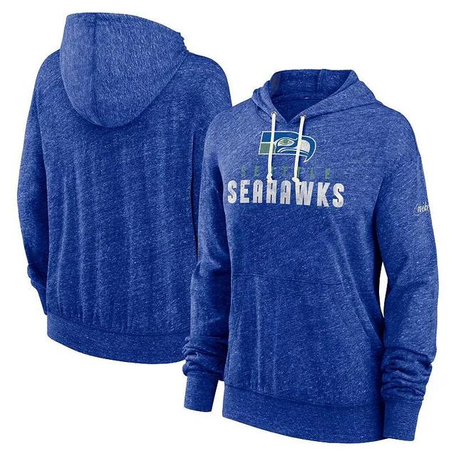 Womens Nike Royal Seattle Seahawks Rewind Gym Vintage Pullover Hoodie Product Image