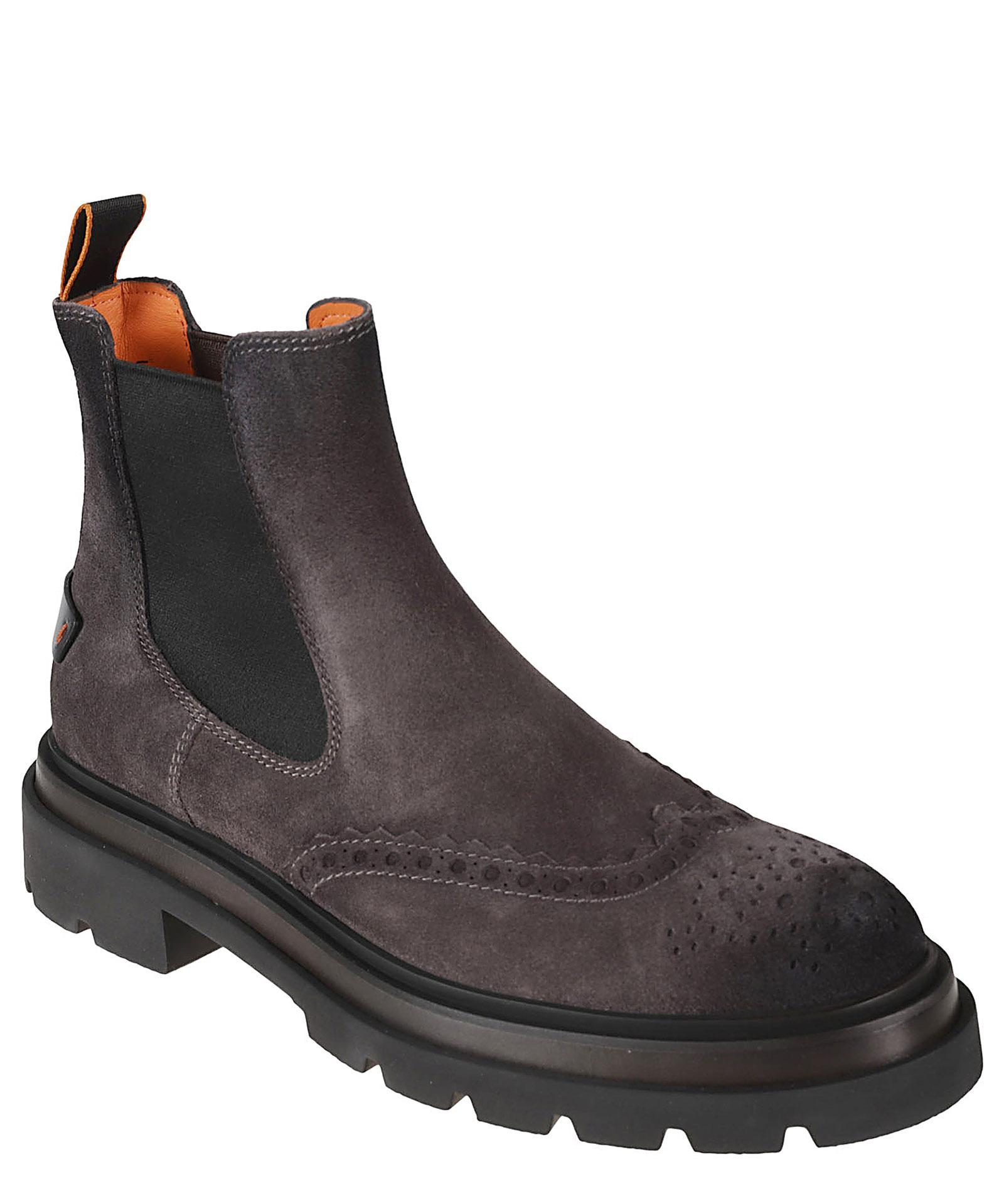 SANTONI Blockage Boots In Grey Product Image