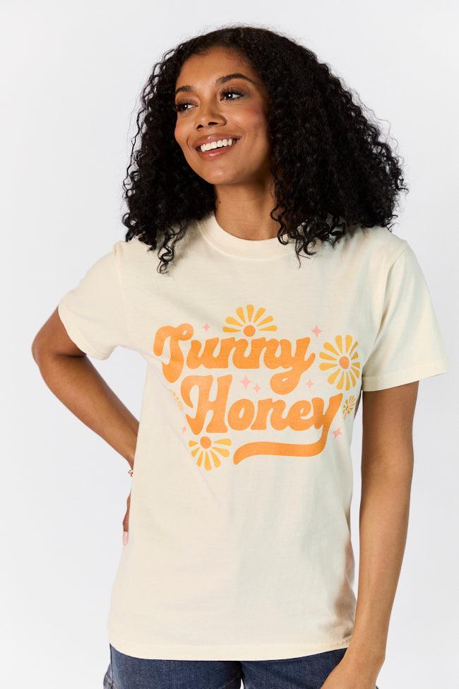 Sunny Honey Ivory Comfort Color Graphic Tee Product Image