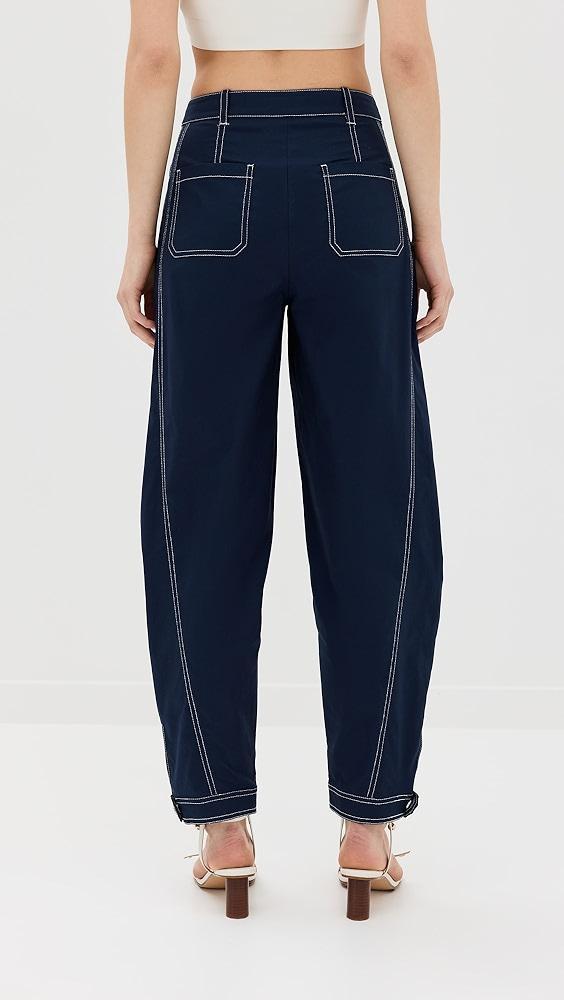 SIMKHAI Kairi Curved Leg Pants | Shopbop Product Image