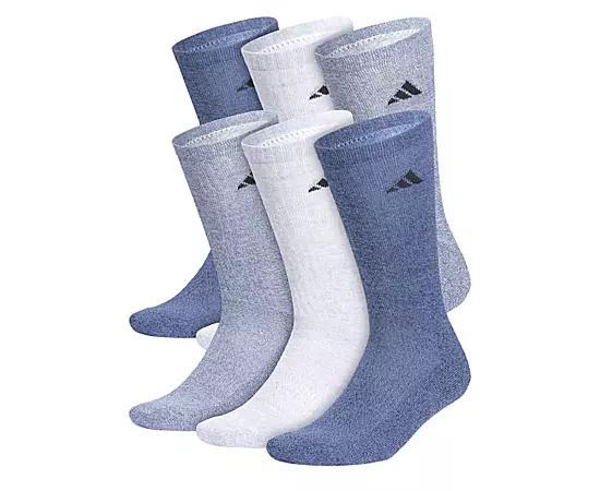 Adidas Men's Athletic Cushioned Crew Socks 6 Pairs Product Image