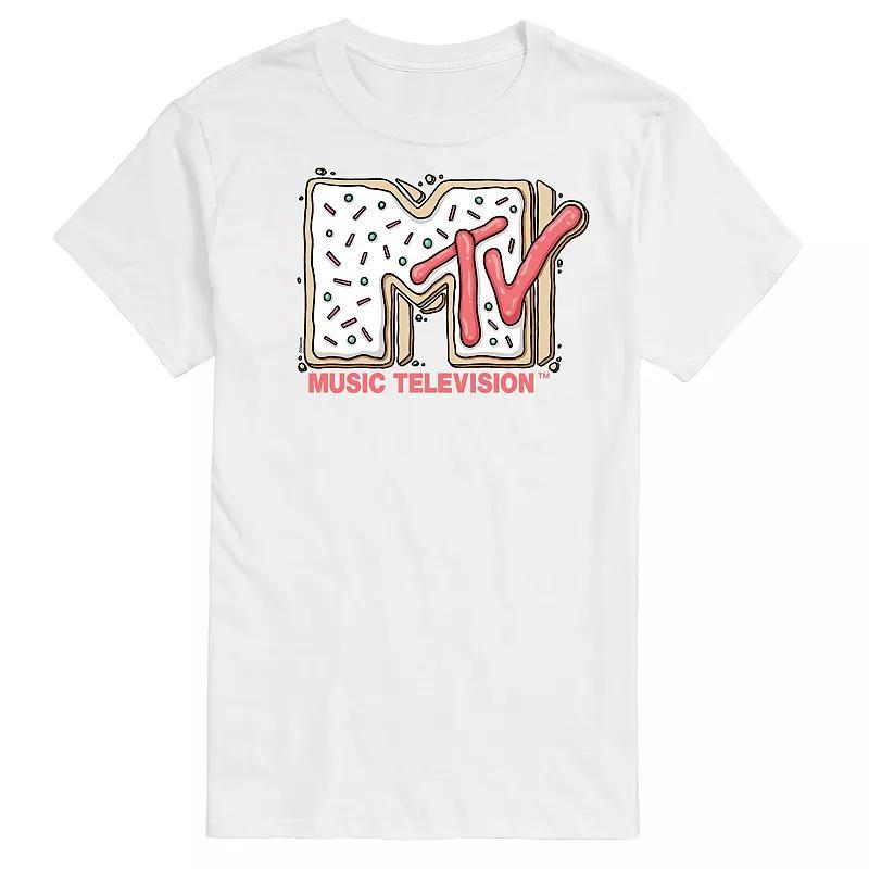 Big & Tall MTV Sugar Cookie Logo Graphic Tee, Mens Blue Product Image