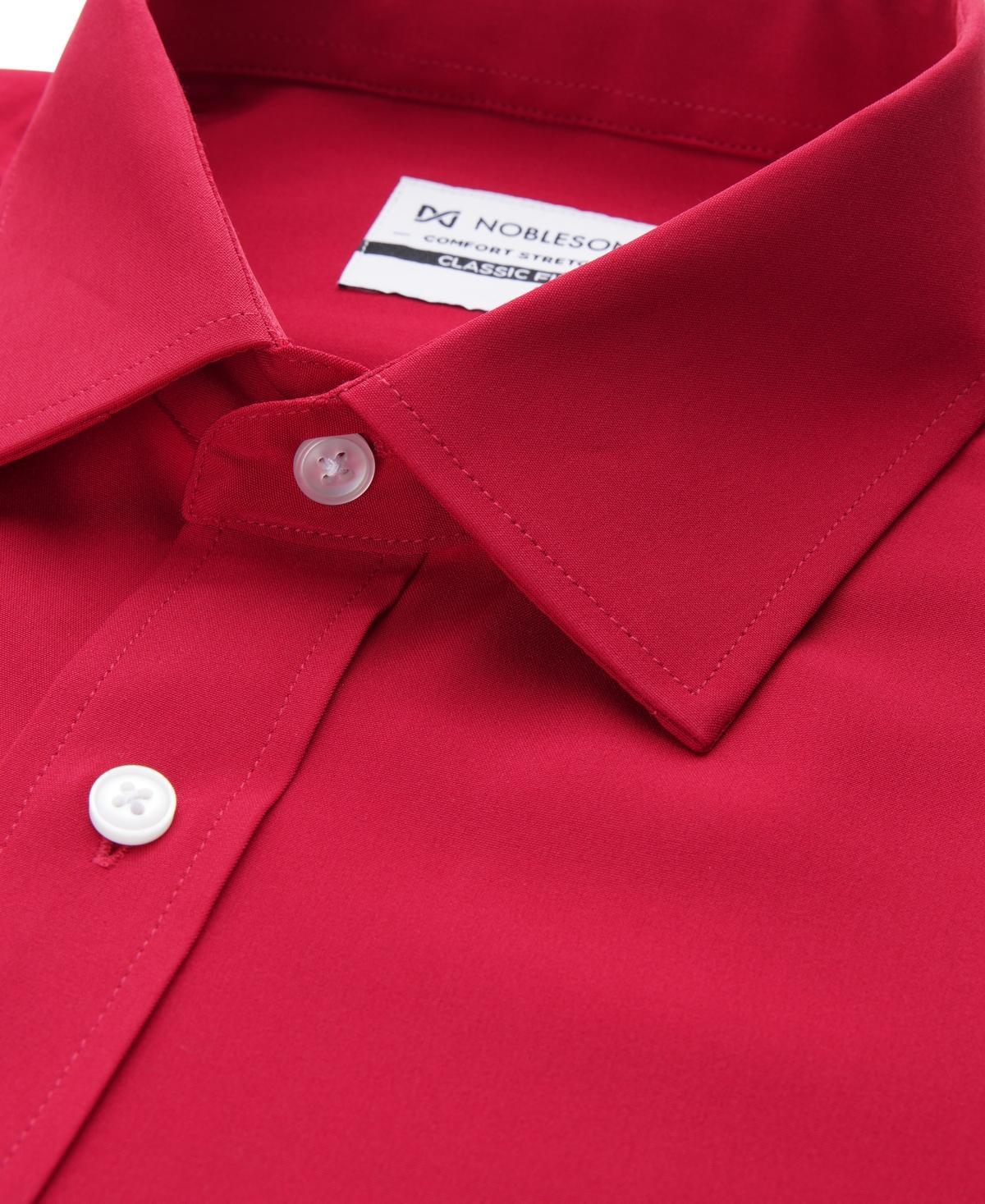 Men Classic-Fit Solid Color Dress Shirt Product Image