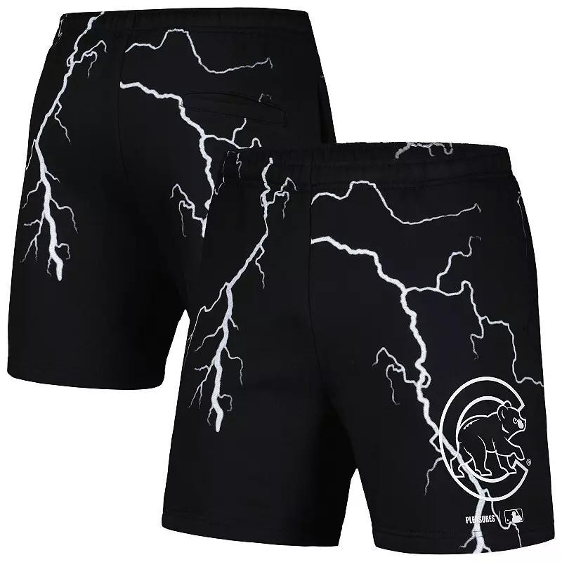 Mens PLEASURES Chicago Cubs Lightning Shorts Product Image