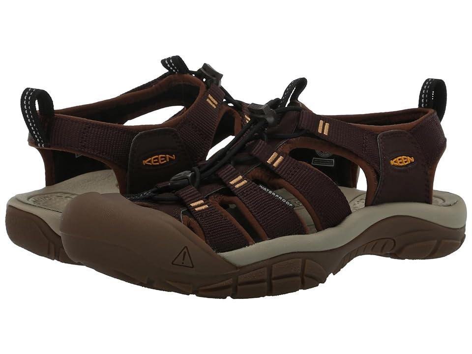 KEEN Newport H2 (Java/Golden Yellow) Men's Sandals Product Image