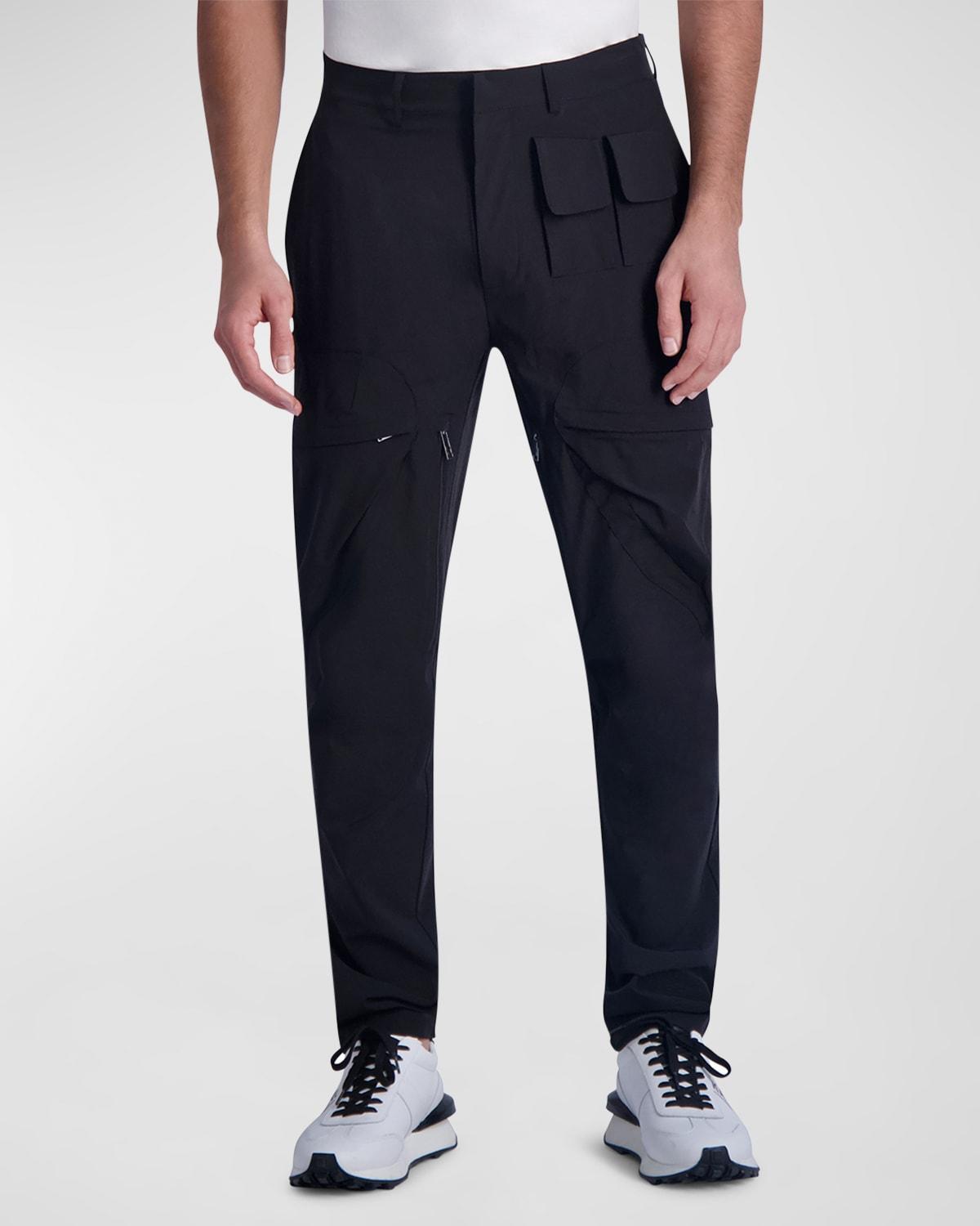 Mens Stretch Nylon Cargo Pants Product Image