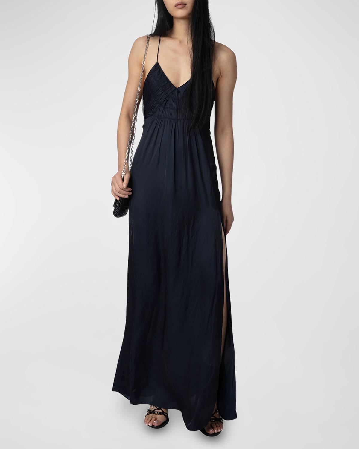 Zadig & Voltaire Rayonne Satin Maxi Dress Product Image