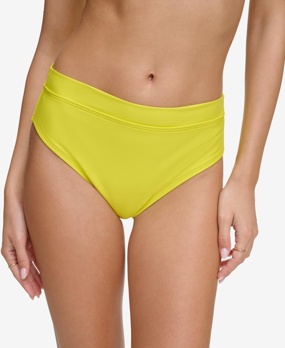 Dkny Womens High Waist Bikini Bottoms Product Image