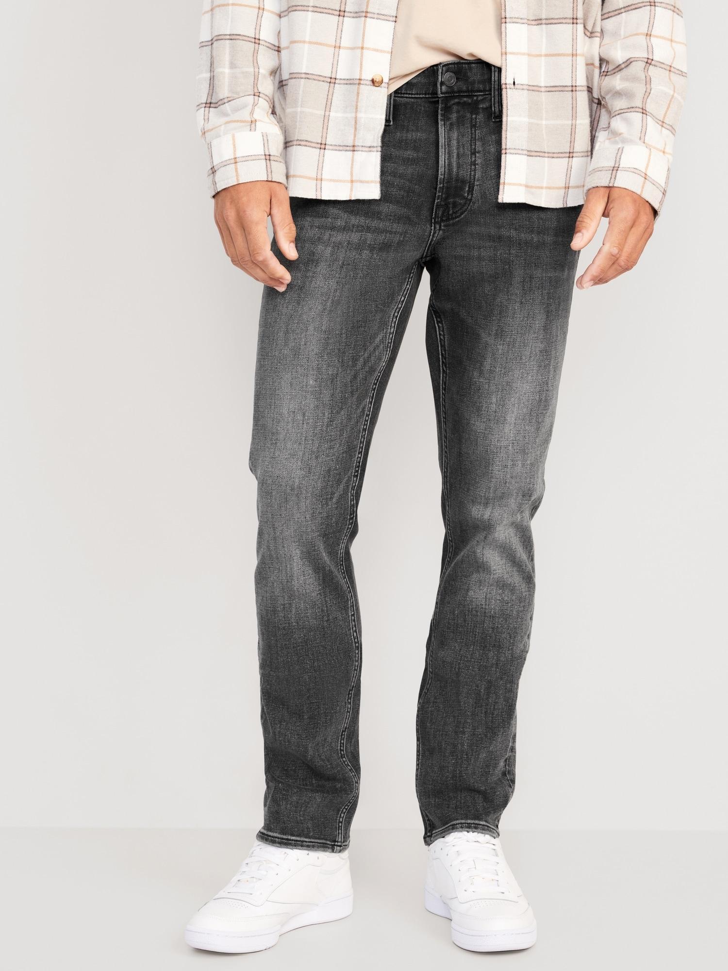 Slim 360 Tech Stretch Performance Gray Jeans Product Image