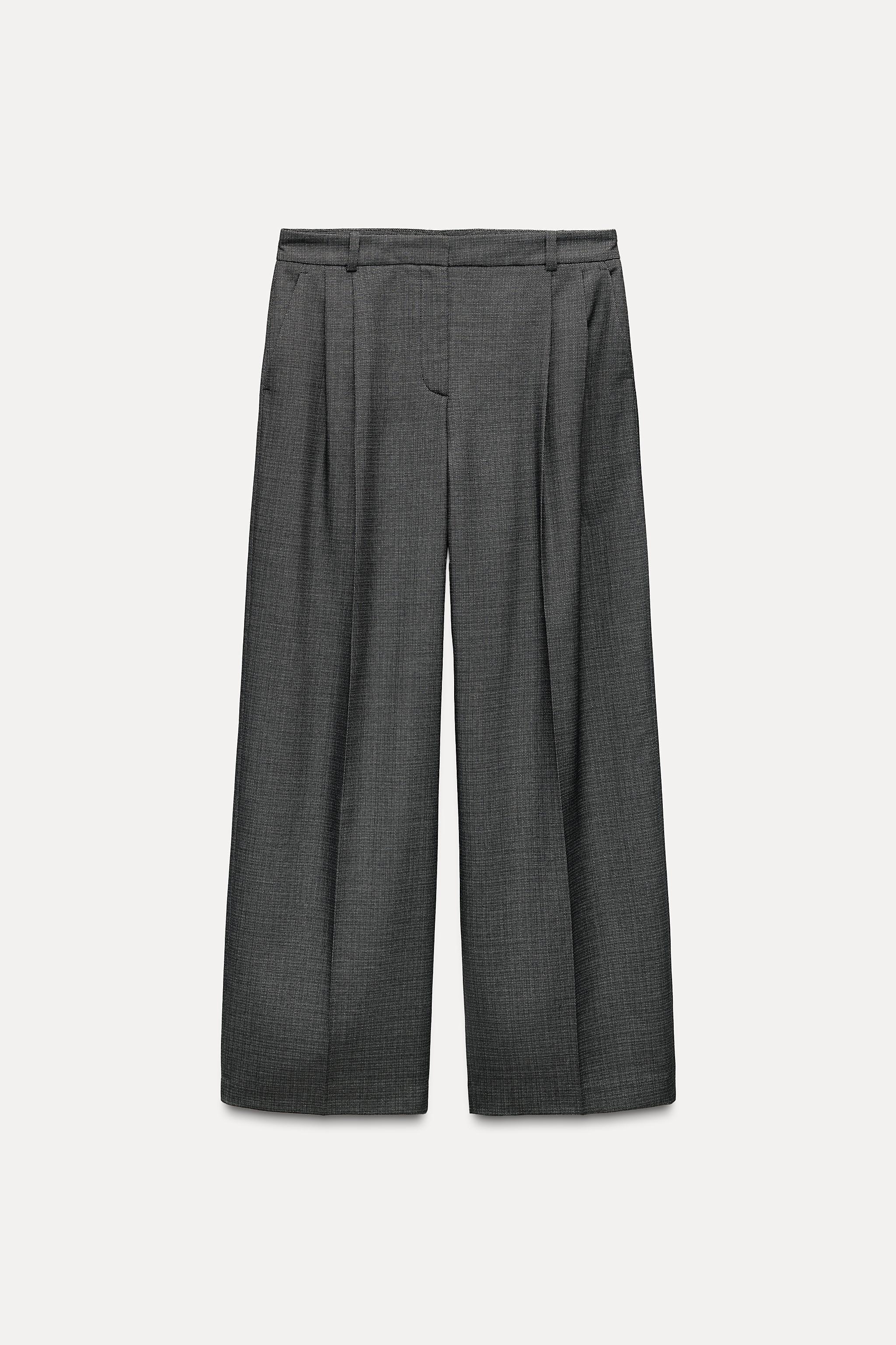 WIDE LEG PANTS WITH DARTS Product Image