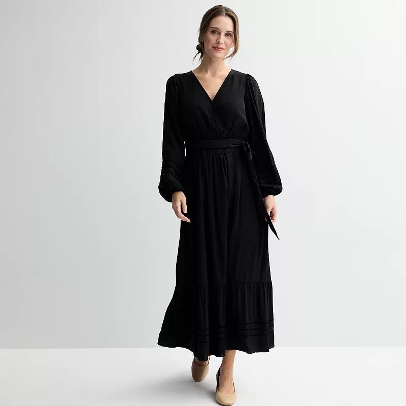 Womens Farmers Market Velvet Trimmed Maxi Dress product image