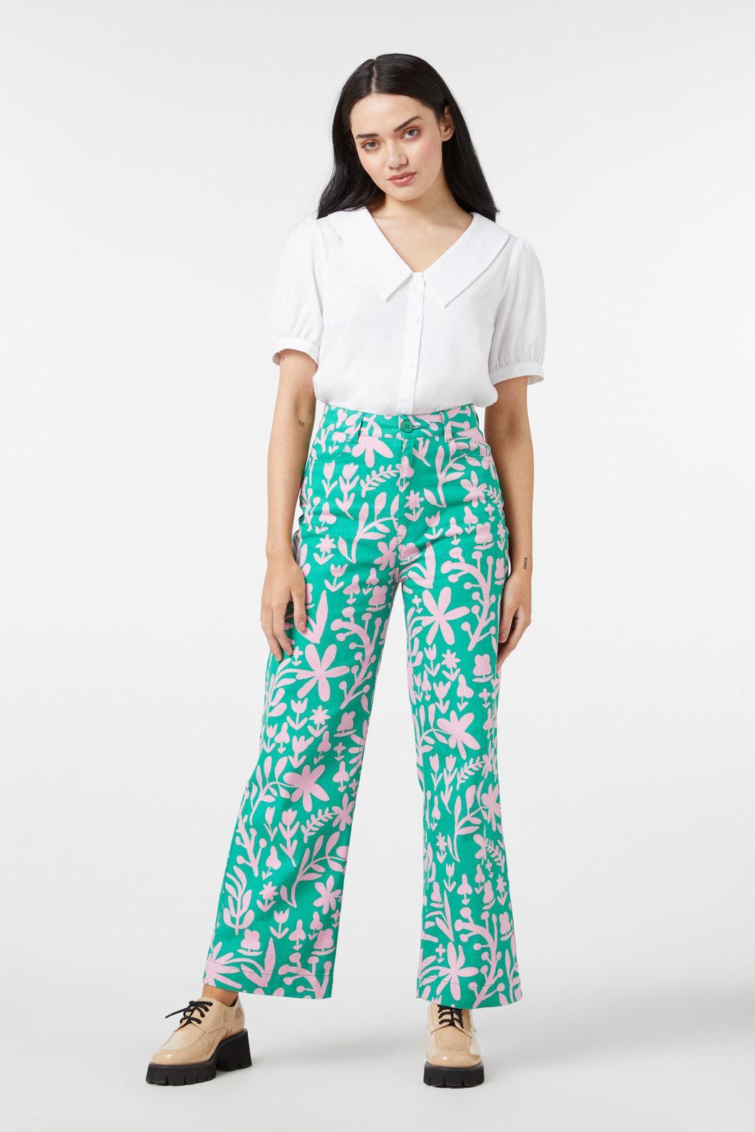 Della Floral Printed Jean Product Image