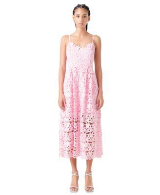 Women's Lace Cami Midi Dress Product Image