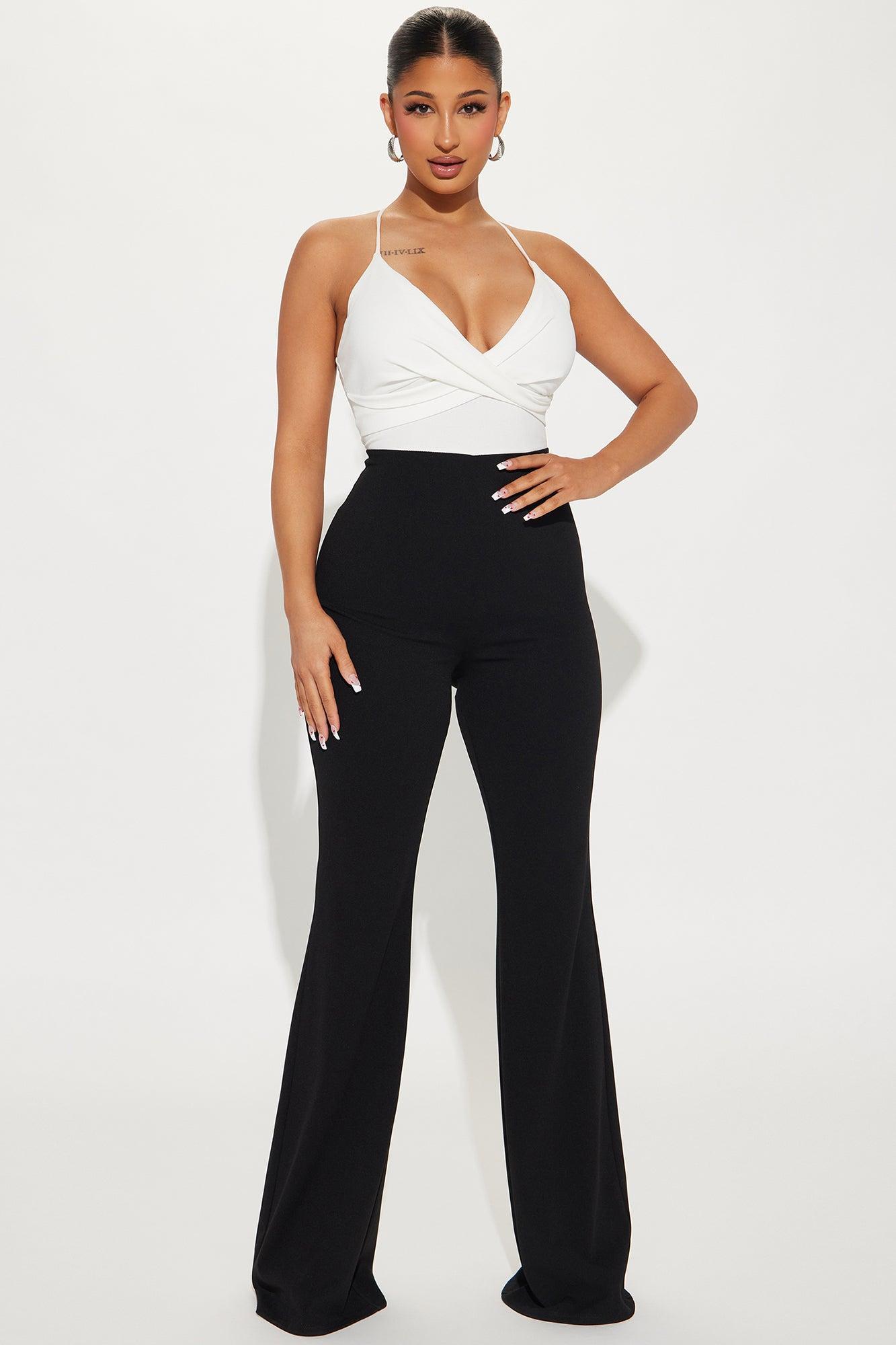 Beat Goes On Jumpsuit - Black/White Product Image