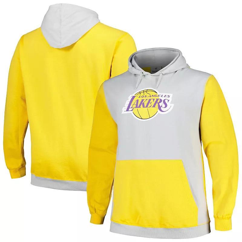 Mens Fanatics Branded Gold Los Angeles Lakers Big & Tall Primary Arctic Pullover Hoodie Product Image