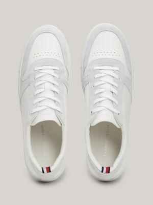 Tommy Logo Leather Sneaker Product Image