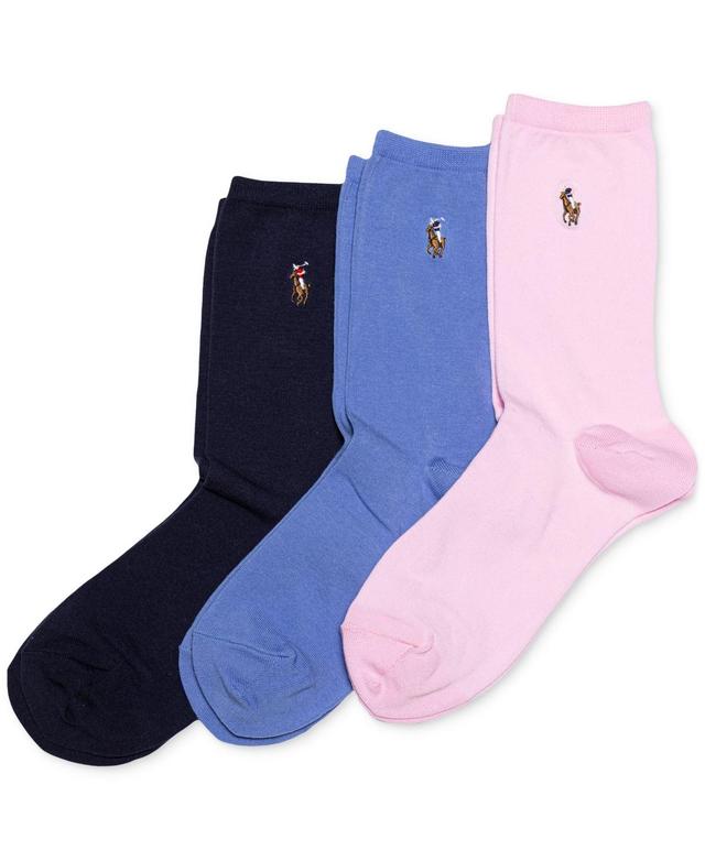 Polo Ralph Lauren Womens 3-Pk. Solid Slack Socks Product Image