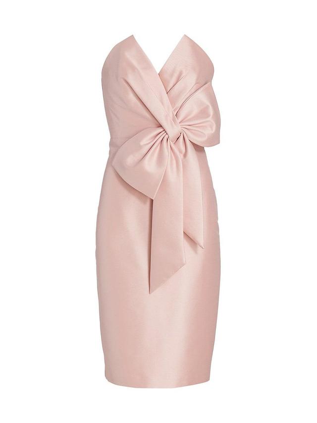 Womens Bow Cocktail Dress Product Image