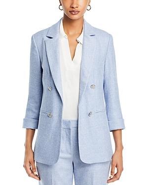 T Tahari Notch Collar Folder Cuff Blazer Product Image