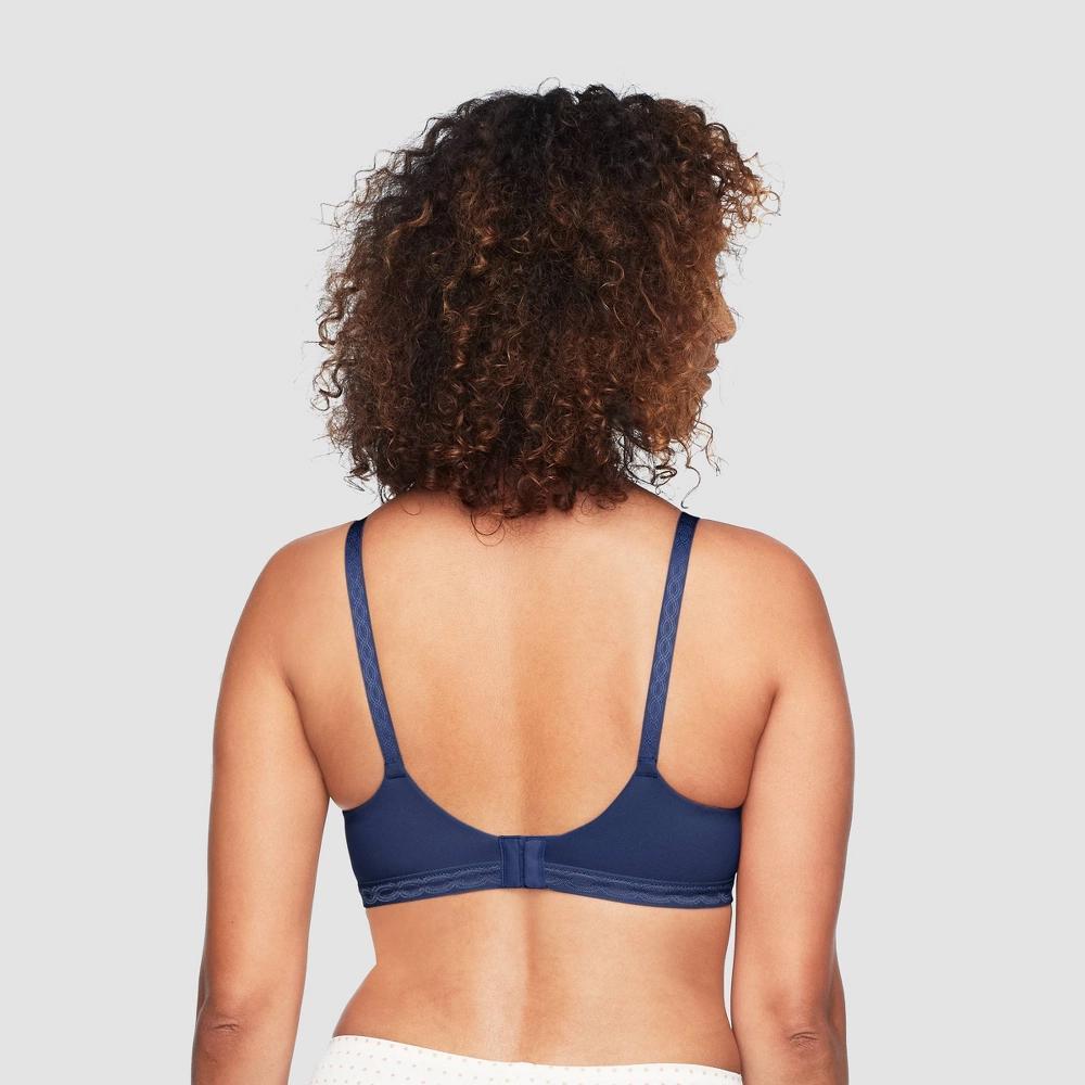 Simply Perfect by Warner's Women's Supersoft Wirefree Bra RM1691T - 34C Navy Product Image