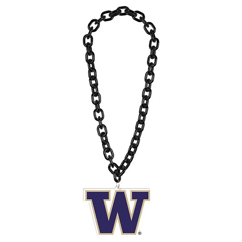 WinCraft Washington Huskies Big Chain Logo Necklace, Mens, Team Product Image