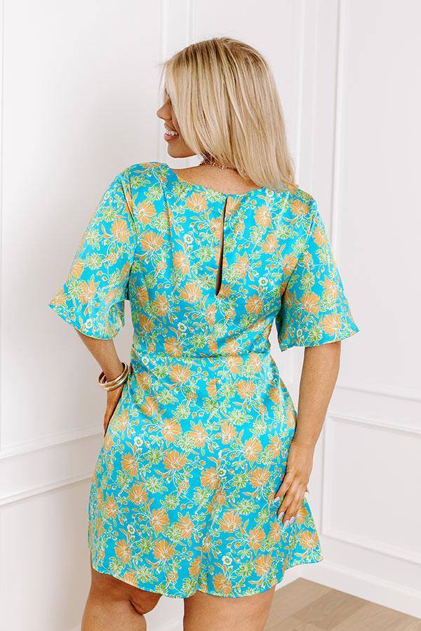 Mostly Coastal Floral Romper Curves Product Image