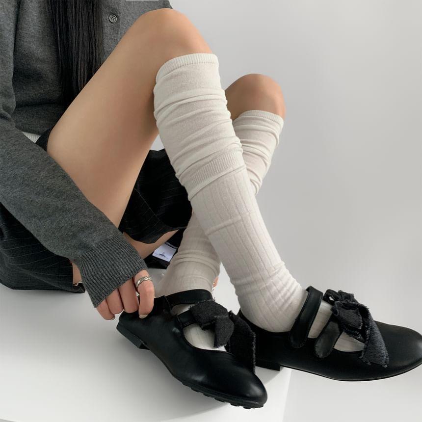 Plain Over-The-Knee Socks Product Image