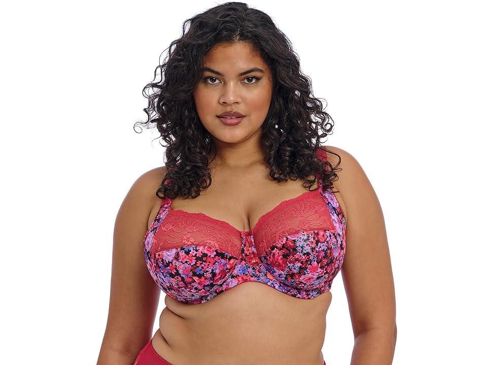 elomi Morgan Underwire Full Cup Bra with Stretch Lace (Sunset Meadow) Women's Bra Product Image