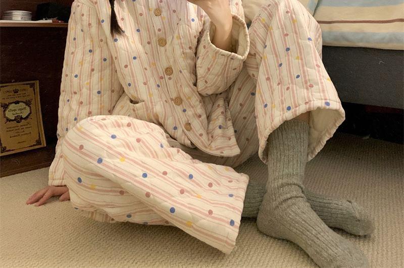 Striped Pajama Set Product Image