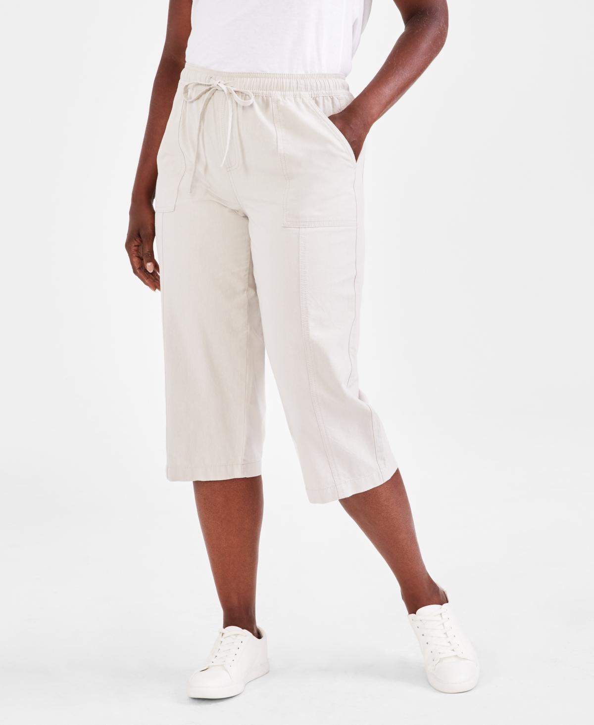 Style & Co Womens Drawstring Capri Pants, Regular & Petite, Created for Macys Product Image