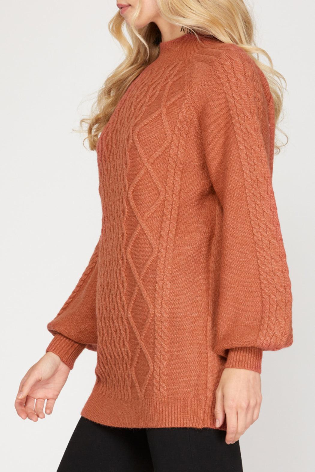 Heather Tunic Sweater Product Image