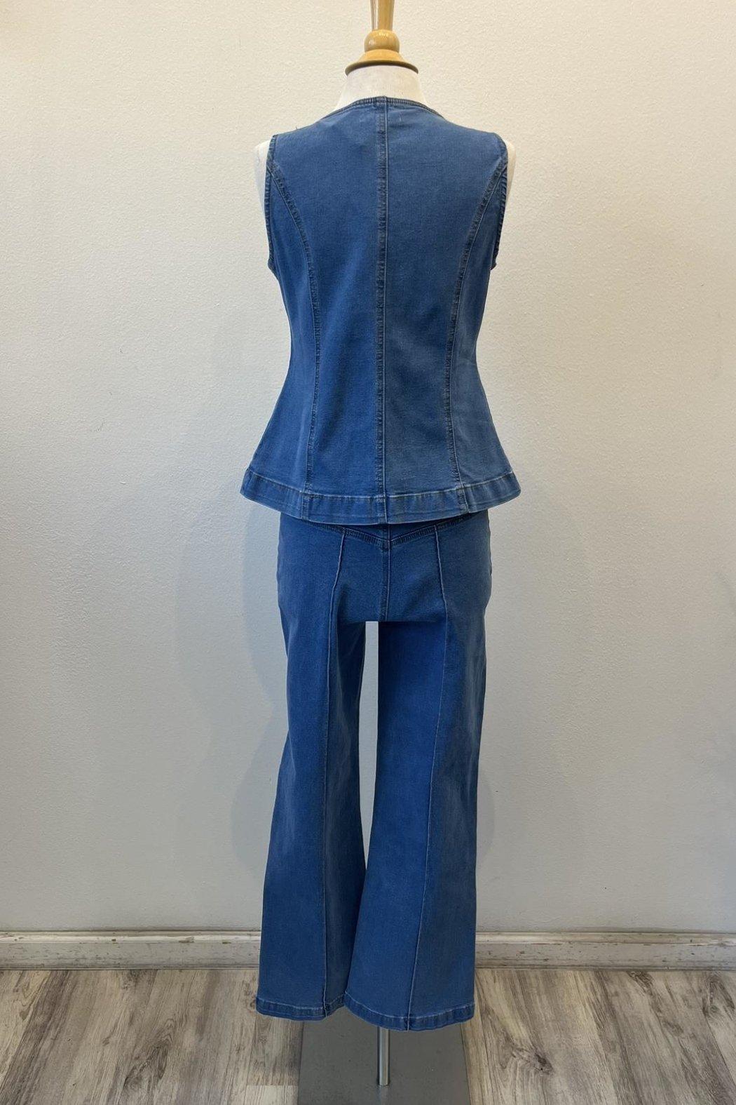 Denim Pants Set Product Image