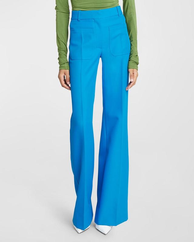 Womens Alina High-Waist Twill Trousers Product Image