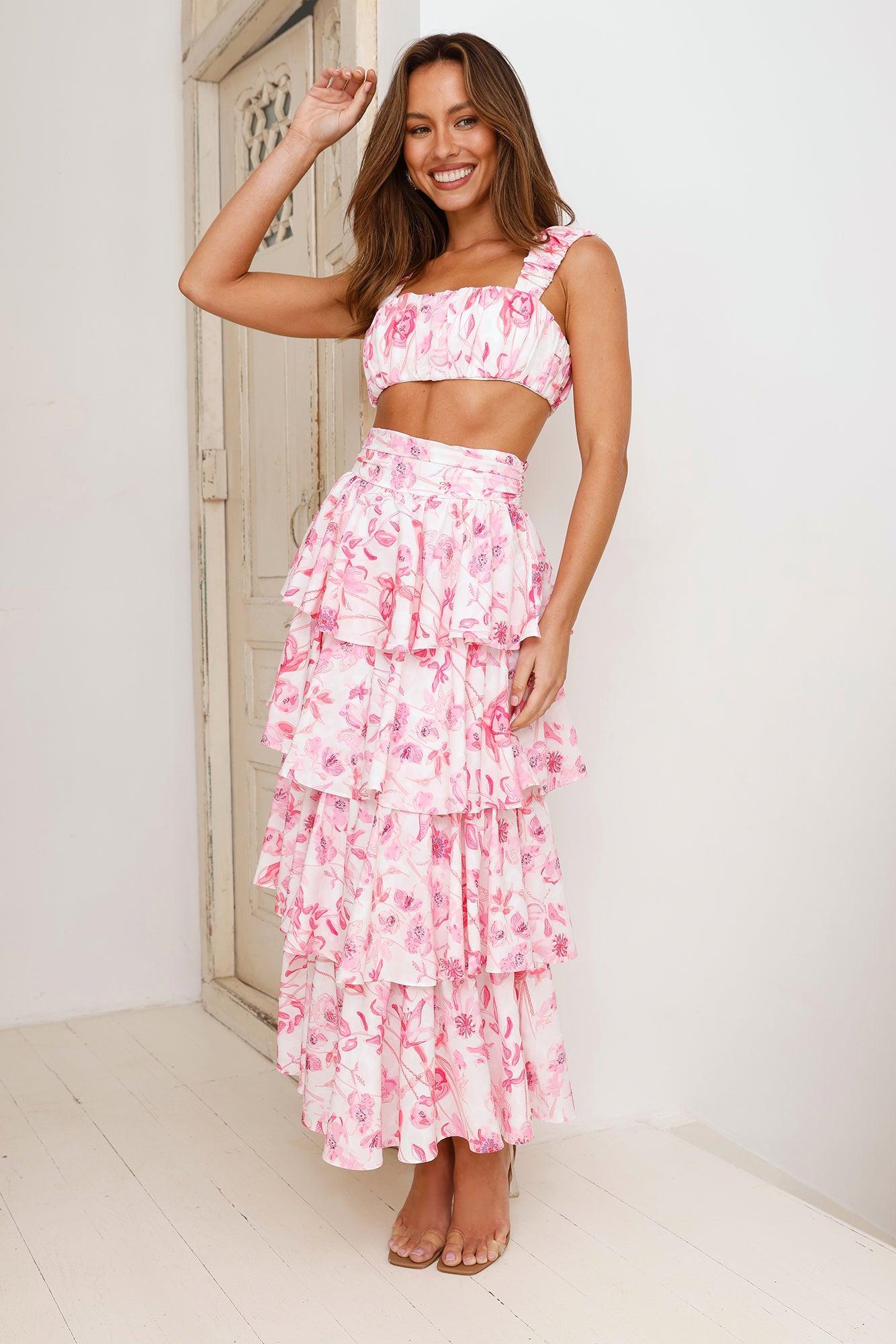 Journey Of Style Crop Top Pink Product Image