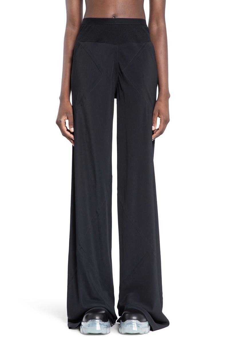 RICK OWENS Black Jumbo Lounge Pants Product Image