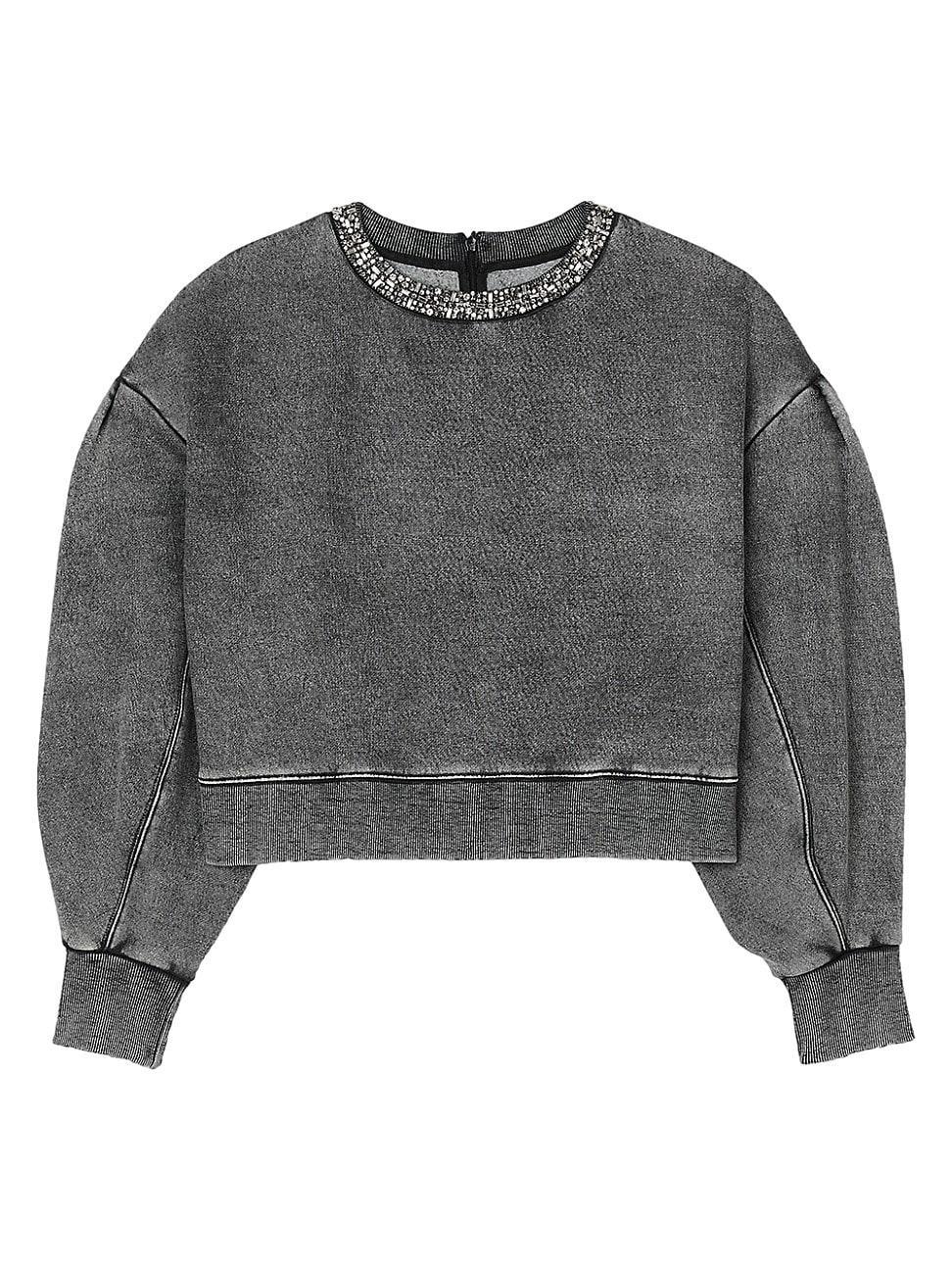 Womens Jewellery Neck Sweatshirt Product Image