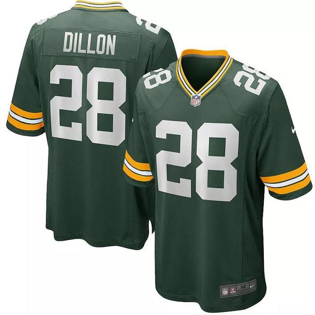 Mens Nike AJ Dillon Bay Packers Team Game Jersey Product Image