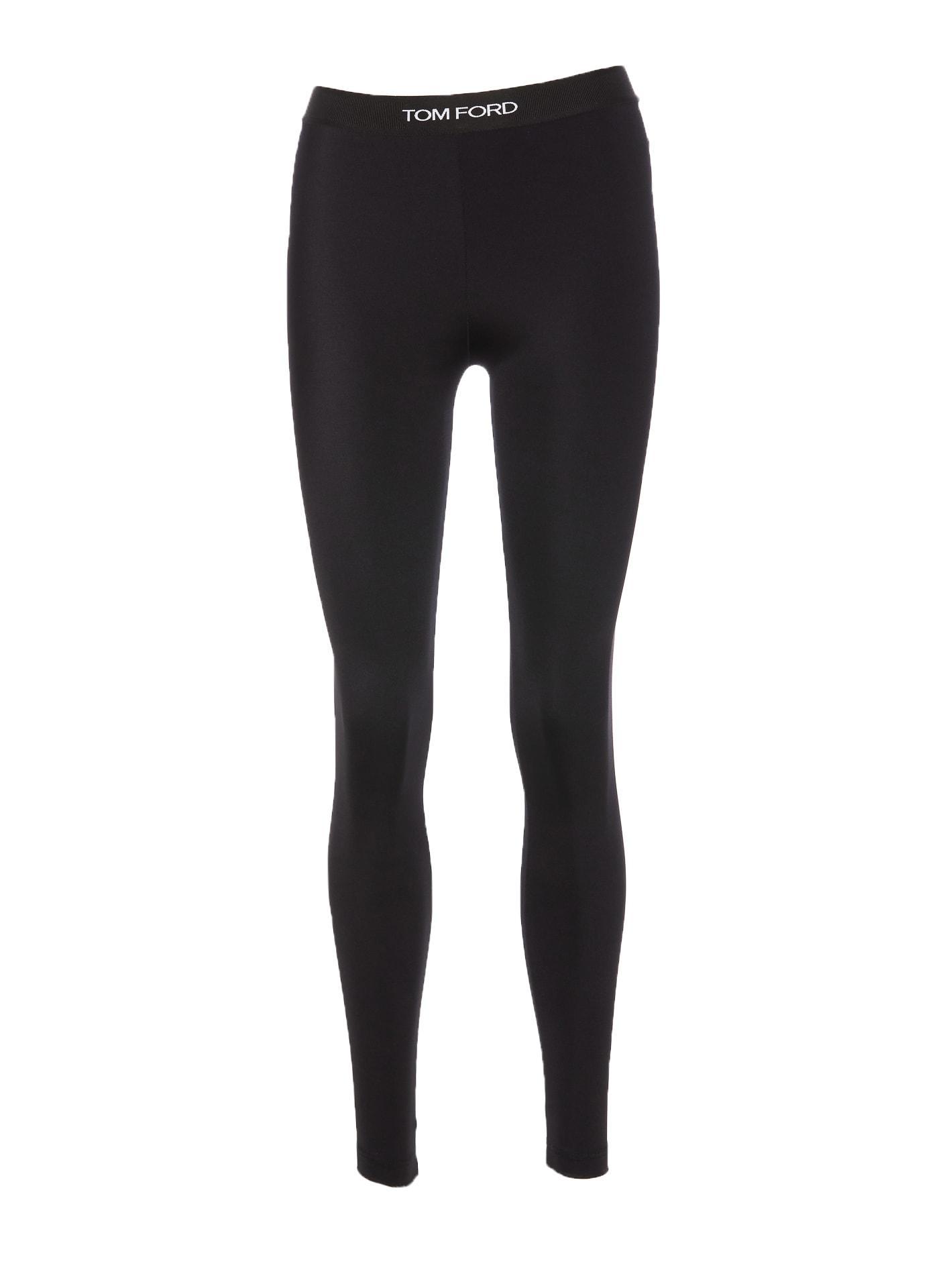 TOM FORD Logo-waist Leggings In Black Product Image