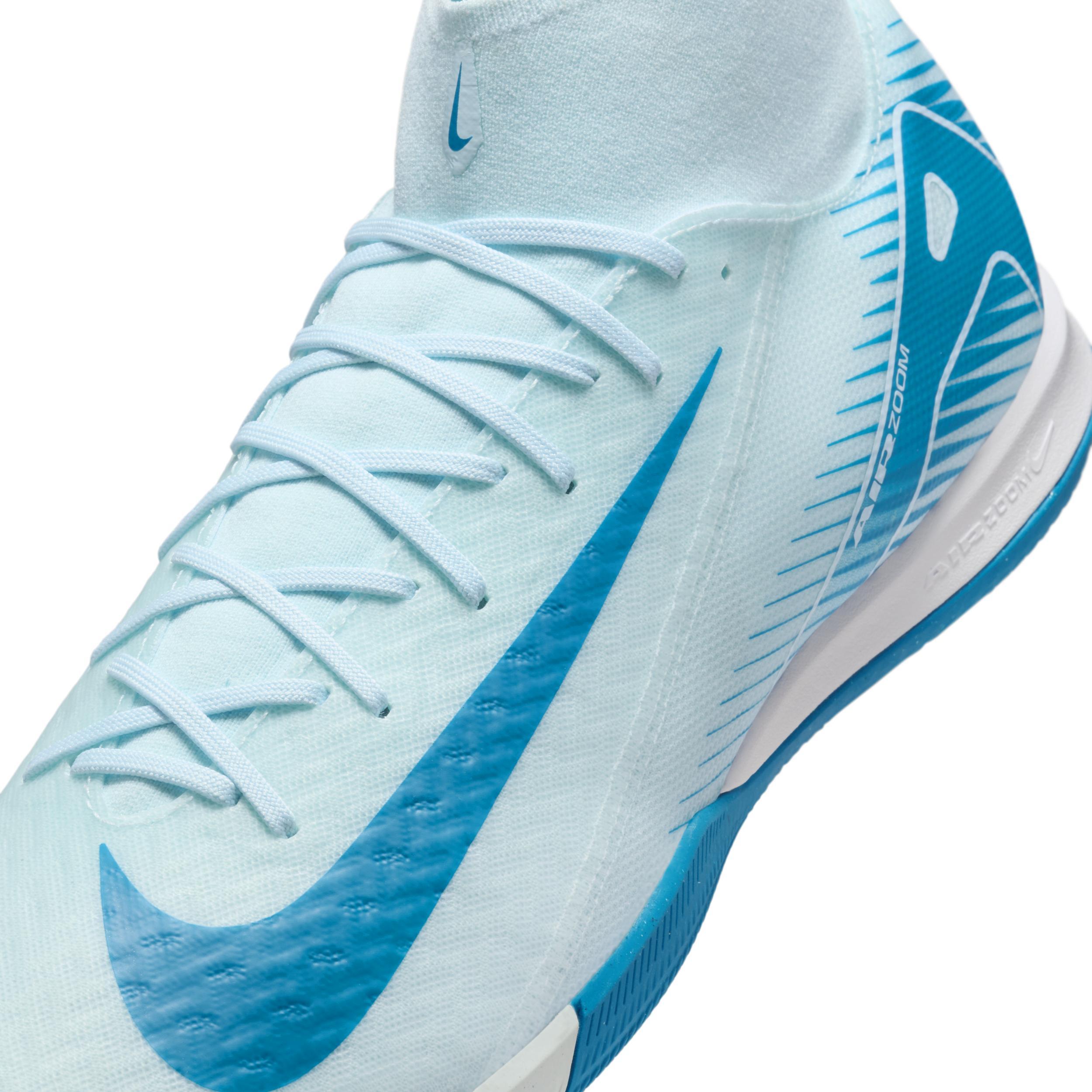 Nike Mens Zoom Superfly 10 Academy IC - Soccer Shoes Blue Orbit/Glacier Blue Product Image