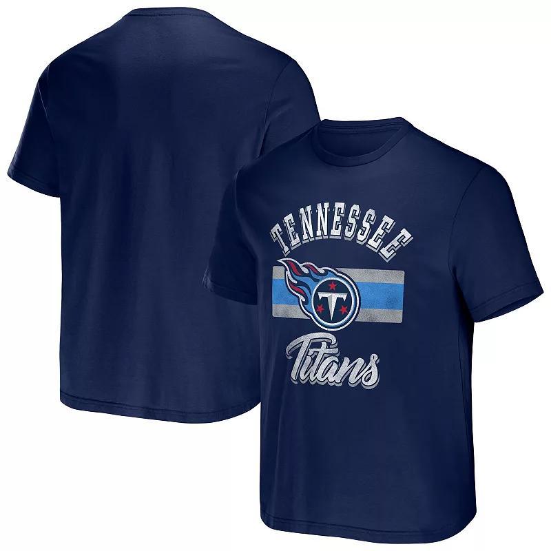 Mens NFL x Darius Rucker Collection by Fanatics Tennessee Titans Stripe T-Shirt Blue Product Image