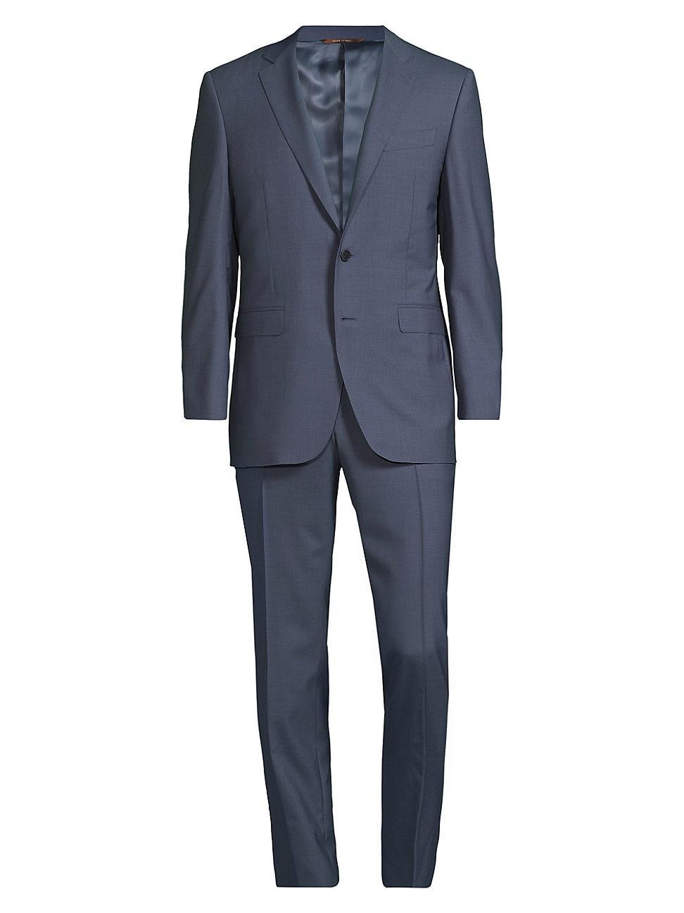 Mens Milano Wool Single-Breasted Suit Product Image