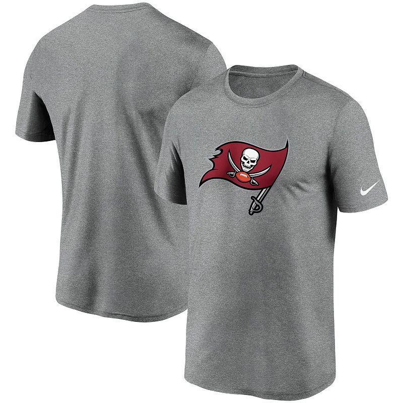 Mens Nike Charcoal Dallas Cowboys Wordmark Legend Performance T-Shirt Grey Product Image