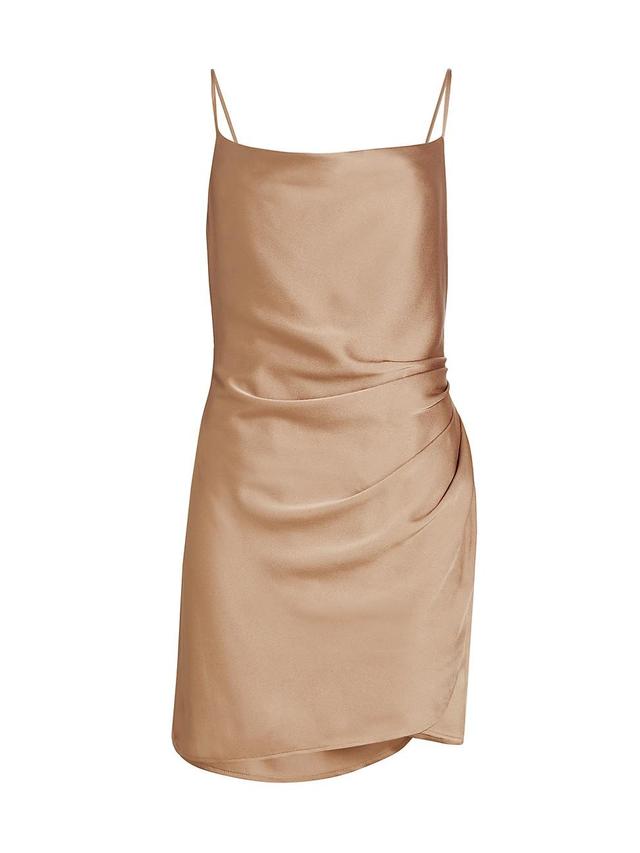 Womens Bruna Wrap-Style Cami Dress Product Image